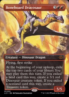 Bonehoard Dracosaur The Lost Caverns of Ixalan Alternate Art